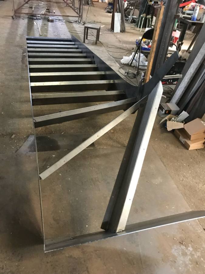 Fabrication escalier métal atelier