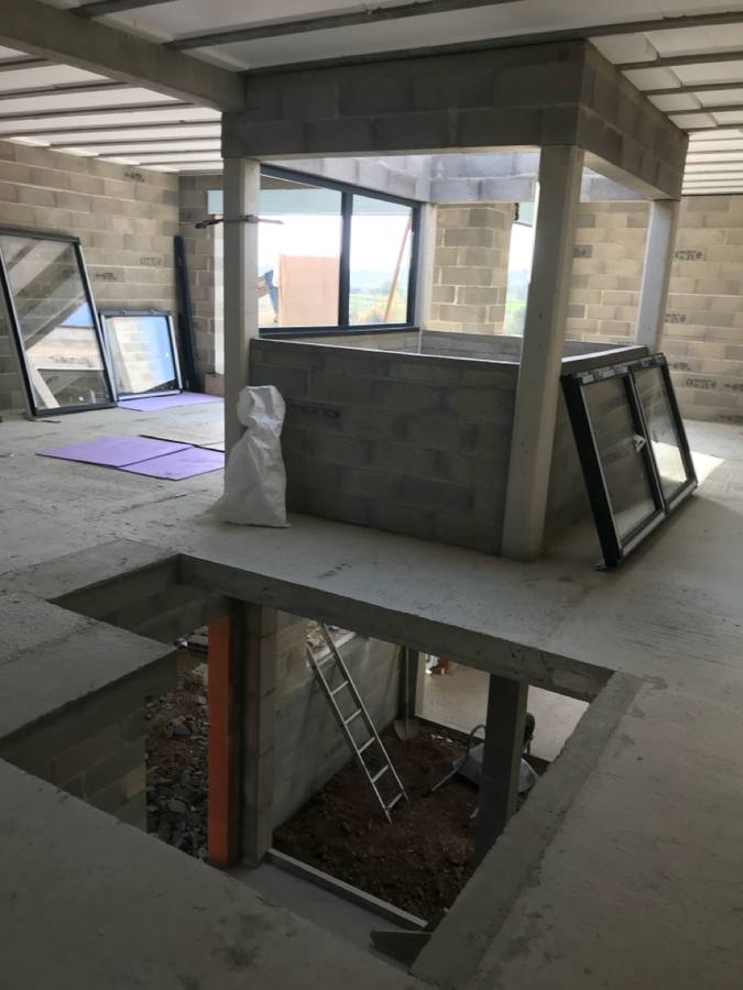 Chantier neuf pose fenêtres aluminium