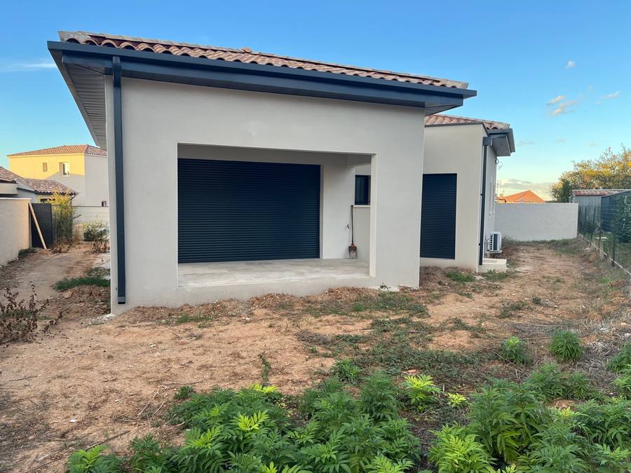 Garage volet roulant anthracite neuf